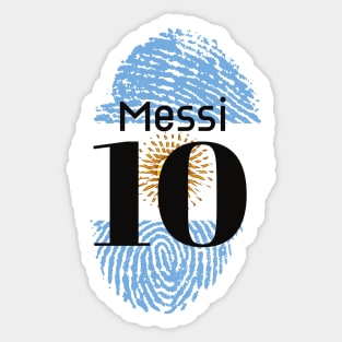 Messi Print Sticker